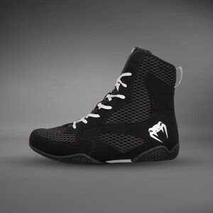 Venum Contender Black White High Top Boxing Shoes Size 11.5 45 EUR. Brand New